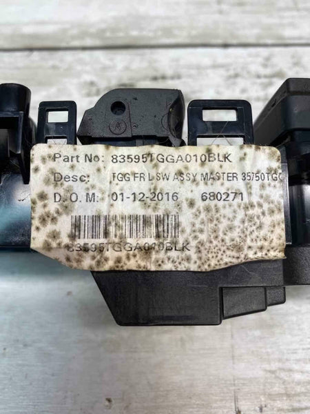 2017 2019 HONDA CIVIC HATCHBACK DRIVER'S MASTER WINDOW SWITCH ASSY OEM 35750TGGA01