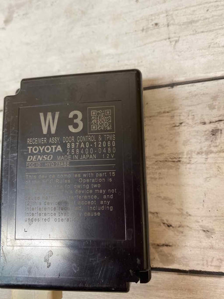 2020 TOYOTA COROLLA TMPS & DOOR CONTROL MODULE OEM 897A012060