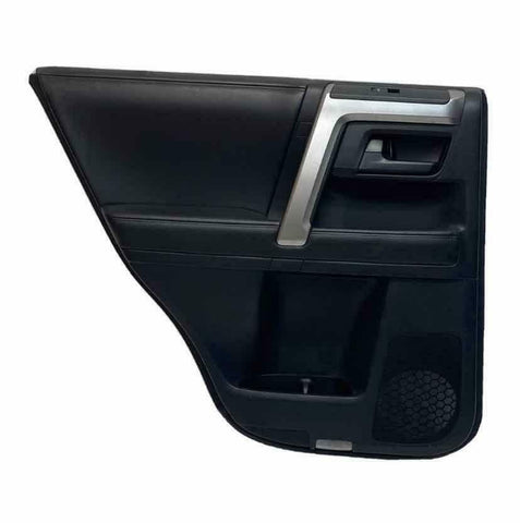 2010 2013 TOYOTA 4RUNNER LIMITED PANEL DE MOLDURA DE PUERTA TRASERA IZQUIERDA NEGRO OEM 6764035C80C0