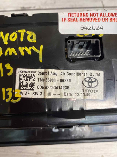 2012 2014 TOYOTA CAMRY SE HVAC AC AQUECEDOR PAINEL DE CONTROLE ASSY OEM 5590006360