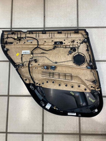 BMW X1 door panel trim 16 21 inner rear right side black assy OEM 51427438122