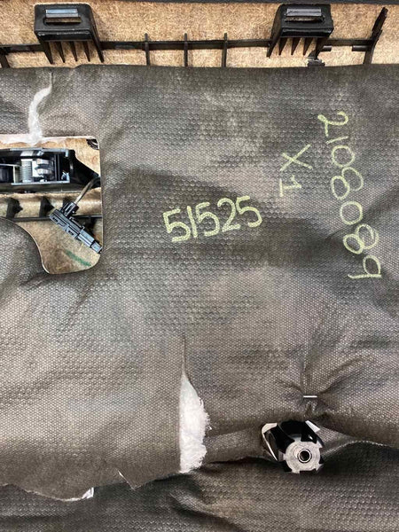 16 21 BMW X1 FRONT LEFT INNER DOOR TRIM PANEL OEM LEATHER BLACK 51417438069