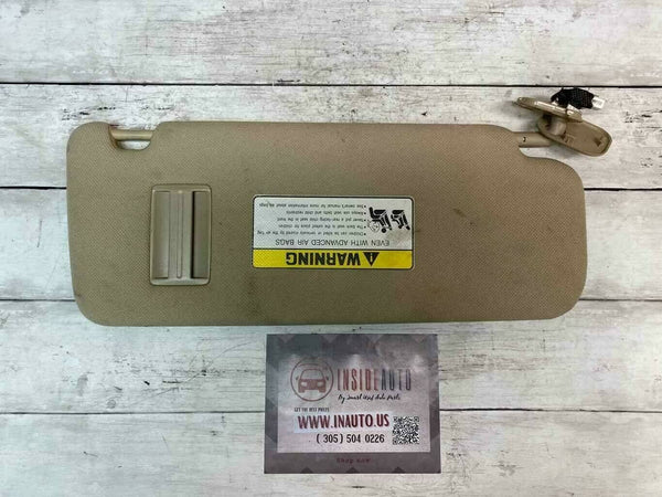 2015 2019 HYUNDAI SONATA VIN 2 SUN VISOR DRIVER SIDE BROWN COLOR OEM 85201C2000