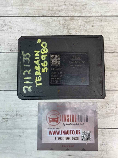 Módulo de freno antibloqueo GMC Terrain 2018-2020, conjunto de bomba ABS, OEM 84342052