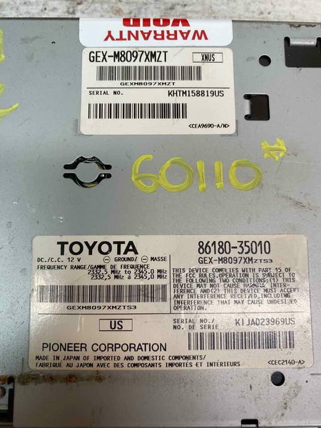 2011 TOYOTA 4RUNNER SEAT CONTROL MODULE OEM 8618035010