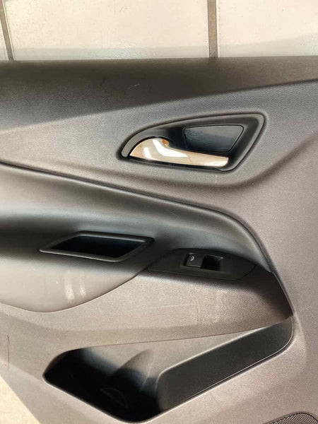 Moldura de panel de puerta trasera izquierda negra para Chevy Equinox (2018 a 2022) OEM 84441382