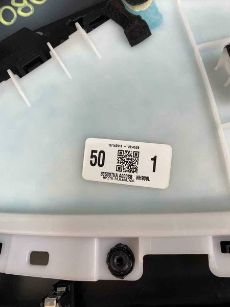 2018 HONDA ACCORD SPORT FRONT PASSENGER SIDE DOOR TRIM PANEL BLACK 83503TVAA03ZD