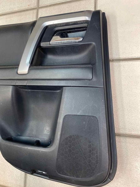 Moldura de panel de puerta para Toyota 4runner (15 a 20), parte trasera izquierda, color negro, OEM 6764035B50C0