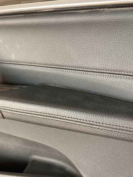 BMW X1 door panel trim 16 21 front right side leather black assy OEM 51417438070