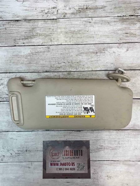 2019 2020 TOYOTA COROLLA DRIVER LEFT SIDE SUN VISOR GRAY OEM 7432012J40C0