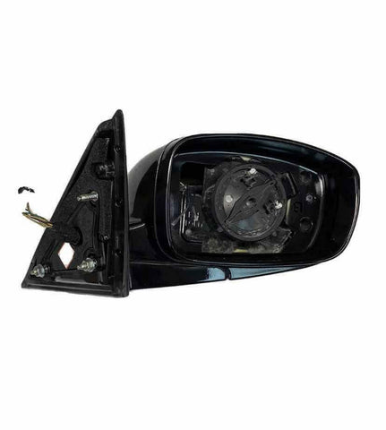2009 2014 HYUNDAI GENESIS DOOR MIRROR PASSENGER SIDE BLACK NO GLASS OEM 876203M500