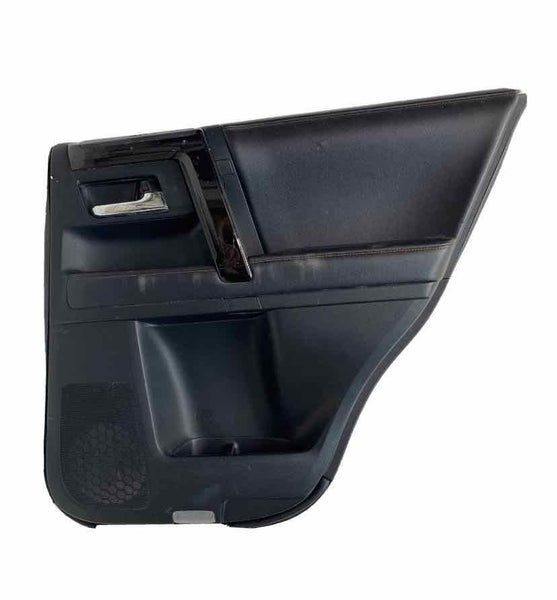 18 TOYOTA 4RUNER REAR RIGHT INNER DOOR TRIM PANEL BLACK RED STICHES 6763035C52C0