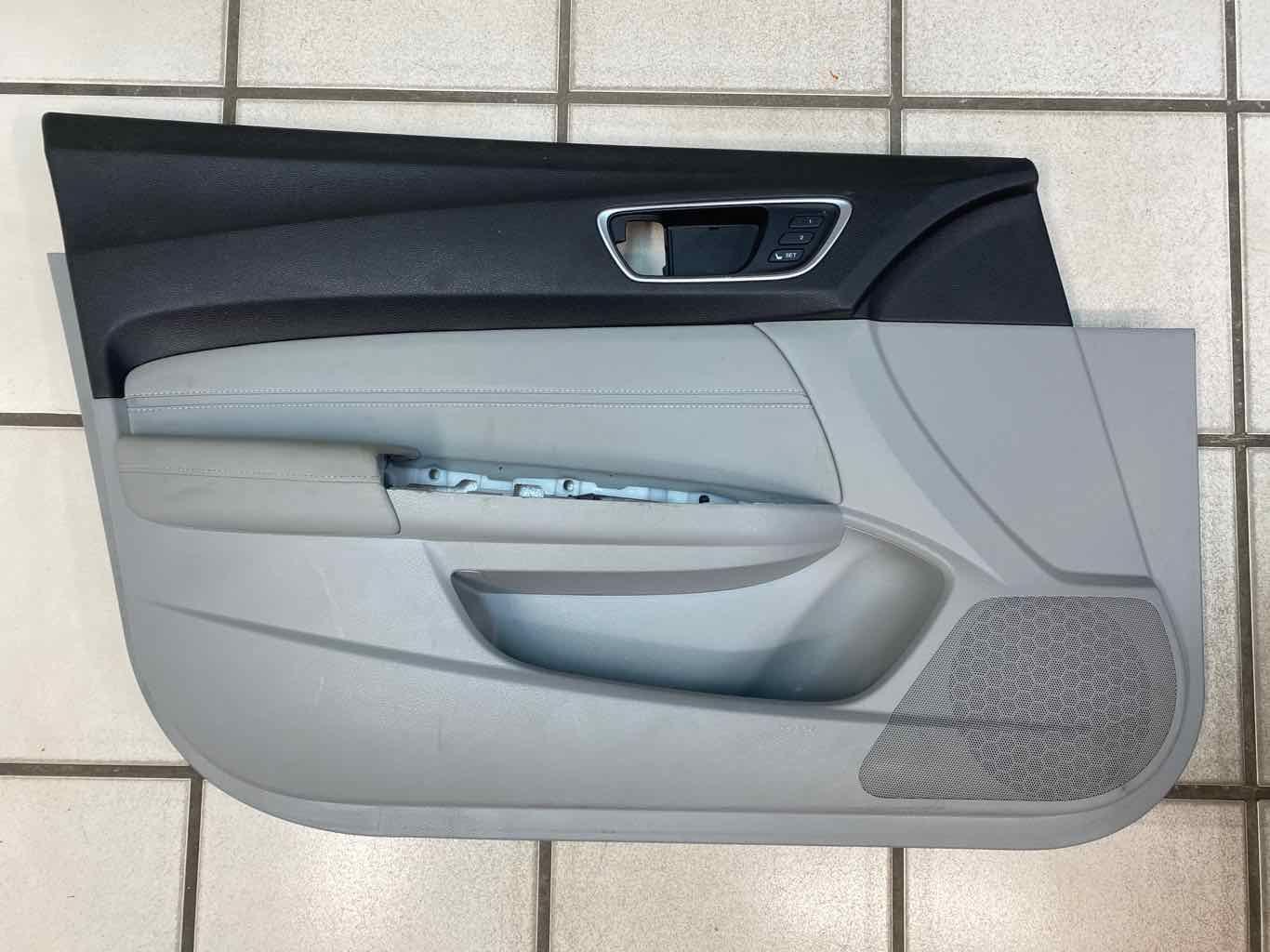 15 20 ACURA TLX FRONT LEFT INNER DOOR TRIM PANEL OEM GRAY
