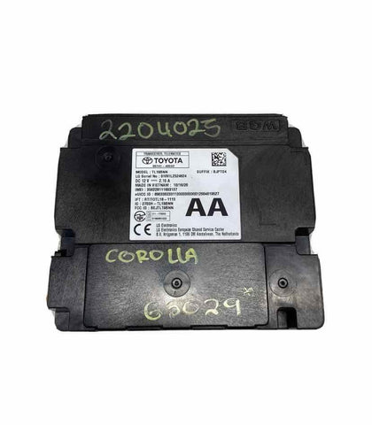 2021 TOYOTA COROLLA 1.8L SEDAN TELEMATICS TRANSCEIVER CONTROL UNIT 8674148092