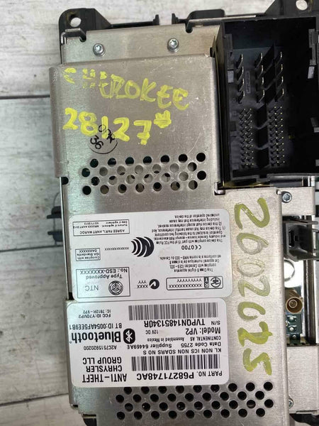 2016 JEEP CHEROKEE RECEPTOR DE RÁDIO TELA DE 5,0" SEM SAT OEM 68271748AC