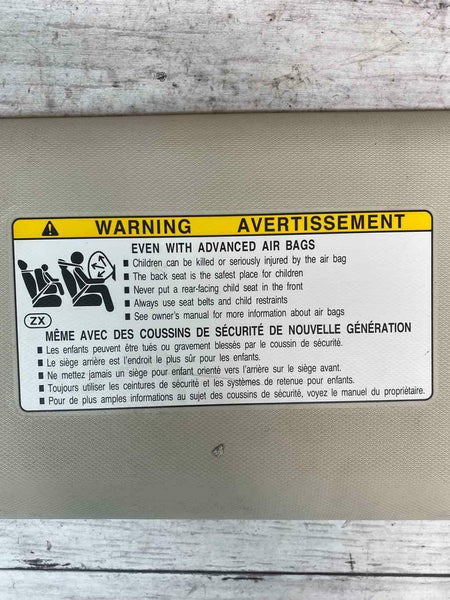 2019 2020 TOYOTA COROLLA DRIVER LEFT SIDE SUN VISOR GRAY OEM 7432012J40C0