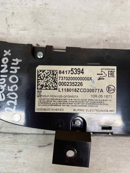 2018 CHEVY EQUINOX AC HVAC HEATER CONTROL PANEL ASSY OEM 84175394