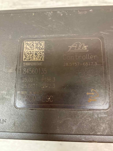 2019 CHEVROLET EQUINOX MÓDULO DE FREIO ANTI BLOQUEIO ABS BOMBA ASSY OEM 84560131