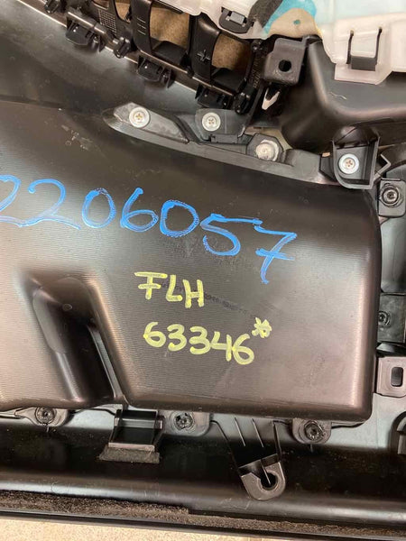 Moldura de panel de puerta para Honda Accord 2018, parte delantera izquierda, de cuero, OEM, gris, 83553TVAA01ZB