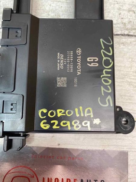 2021 TOYOTA COROLLA HVAC AC HEATER CONTROL TEMPRATURE MODULE UNIT OEM 8865012G90