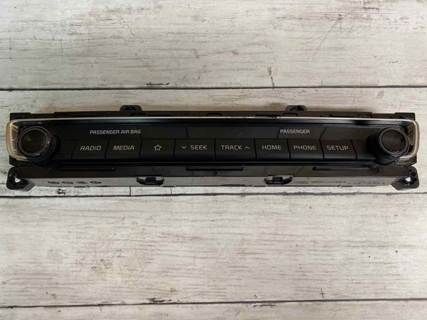 Kia Optima rádio am fm 19 20 painel de controle de rádio sem navegação OEM 96540D5GA0WK