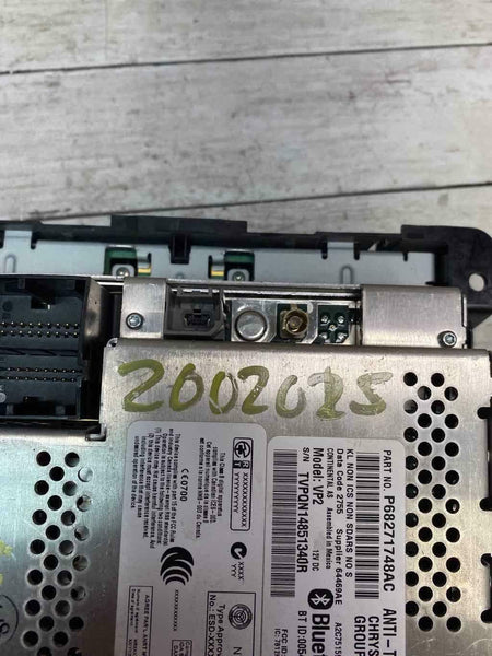 2016 JEEP CHEROKEE RECEPTOR DE RÁDIO TELA DE 5,0" SEM SAT OEM 68271748AC