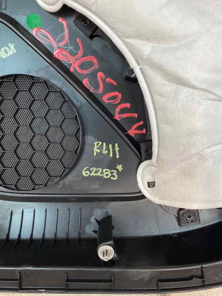 Moldura de panel de puerta trasera izquierda negra para Chevy Equinox (2018 a 2022) OEM 84441382