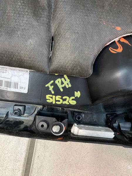 BMW X1 door panel trim 16 21 front right side leather black assy OEM 51417438070