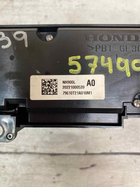 2022 HONDA CIVIC 1.5L TURBO HVAC AC HEATER CONTROL PANEL ASSY OEM 79610T21A01