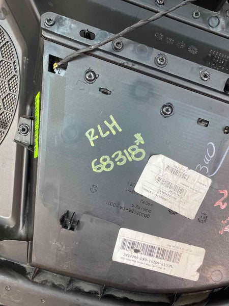 Moldura de panel de puerta de Dodge Ram 13 a 21, cabina doble, parte trasera izquierda, negra, OEM 1VE131X9AB