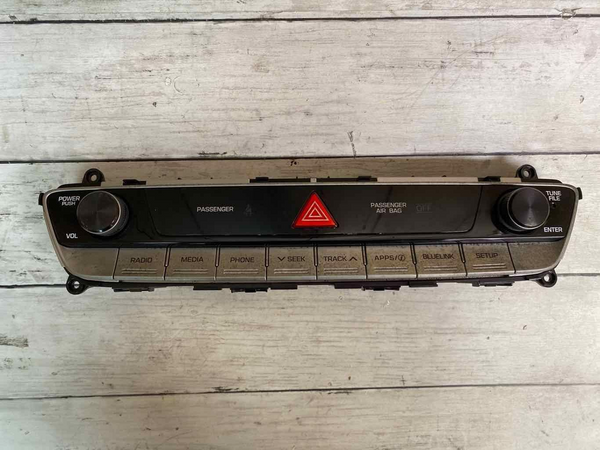Conjunto de panel de control de radio AM FM para Hyundai Sonata 2018-2019 OEM 94510C2AA04XZ