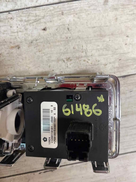 Interruptor de faros delanteros Dodge Ram 1500 Pickup 2013-2019 con ventilación para faros antiniebla OEM 68189154AA
