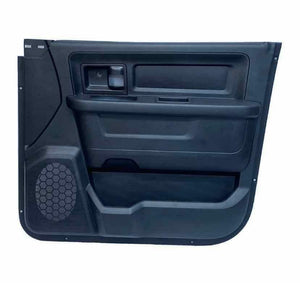 2013 2020 DODGE RAM 1500 CREW CAB FRONT RIGHT DOOR TRIM PANEL BLACK OEM 1EA36TX7AG
