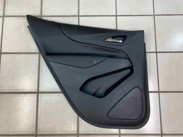 Moldura de panel de puerta trasera izquierda negra para Chevy Equinox (2018 a 2022) OEM 84441382