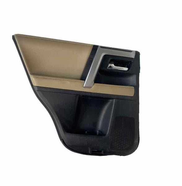 15 16 17 18 19 20 TOYOTA 4RUNNER DOOR PANEL TRIM REAR LEFT BEIGE LEATHER OEM 6764035C40C2