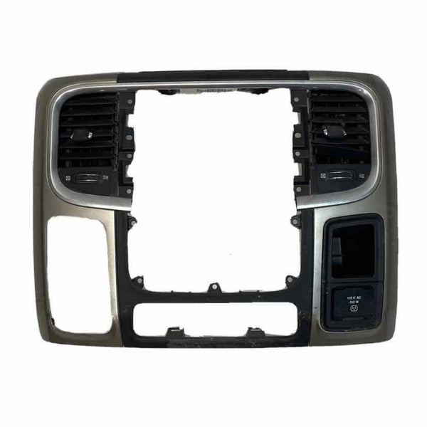 2014 DODGE RAM 1500 PICKUP RADIO BEZEL TRIM 8" SCREEN OEM 1WP34DX9AA