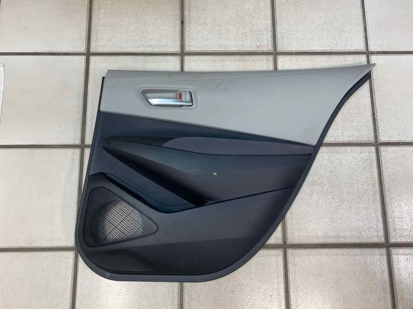 Toyota Corolla door panel trim 20 22 rear right side gray assy OEM 6763012M90C8