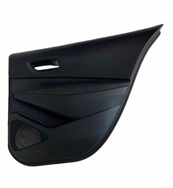20 21 22 TOYOTA COROLLA MOLDURA DEL PANEL DE LA PUERTA TRASERA DERECHA NEGRO AZUL OEM 6763012R60C3