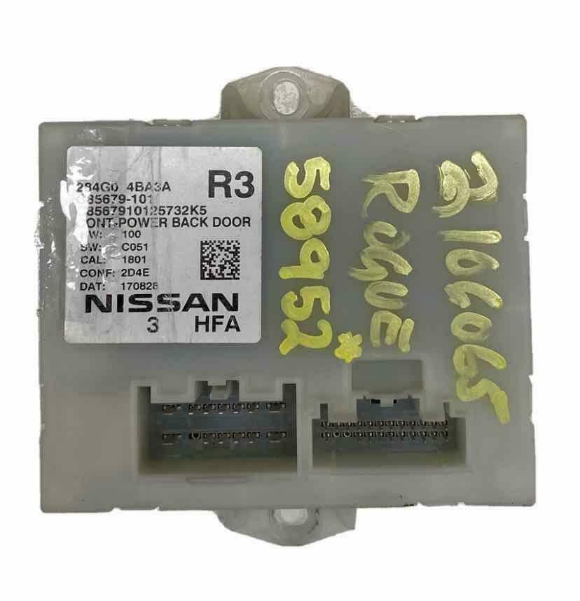 2014 2018 NISSAN ROGUE POWER KICK MOTION SENSOR LID GATE CONTROL ASSY OEM 284G04BA3A