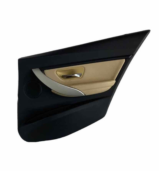 13 18 BMW 320I REAR RIGHT INNER DOOR TRIM PANEL OEM 51427280924