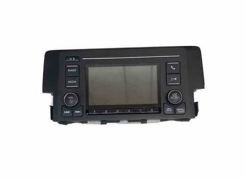 PANTALLA Y RECEPTOR DE RADIO PARA HONDA CIVIC SED LX 2016-2017 39100TBAA21