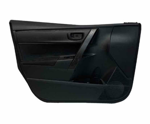 Moldura de panel de puerta para Toyota Corolla 17 a 19, parte delantera izquierda, color negro, OEM 6762002R13C3