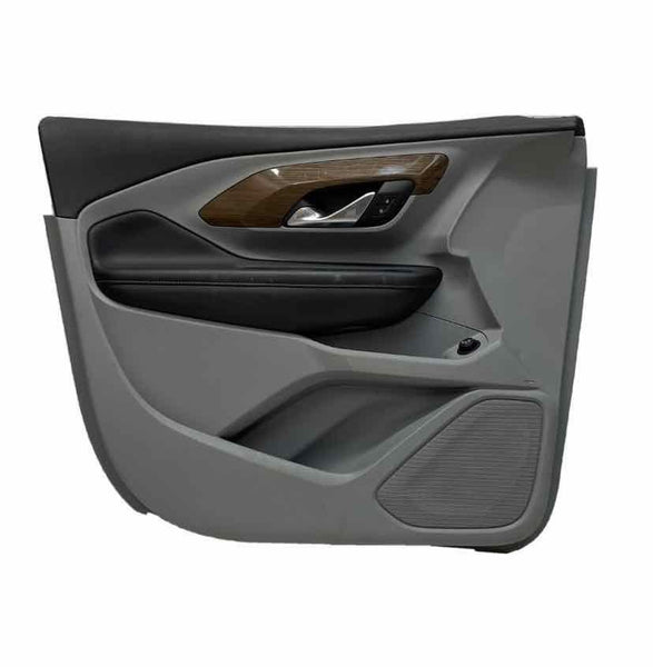 GMC Terrain door panel trim 18 20 front left side gray leather assy OEM 84266062