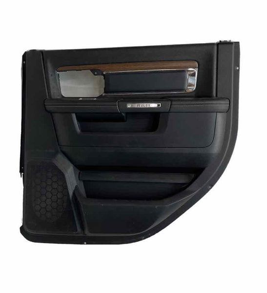 Moldura de panel de puerta para Dodge Ram 13/21 Crew Can, parte trasera derecha, color negro, OEM 1VZ401X9AF