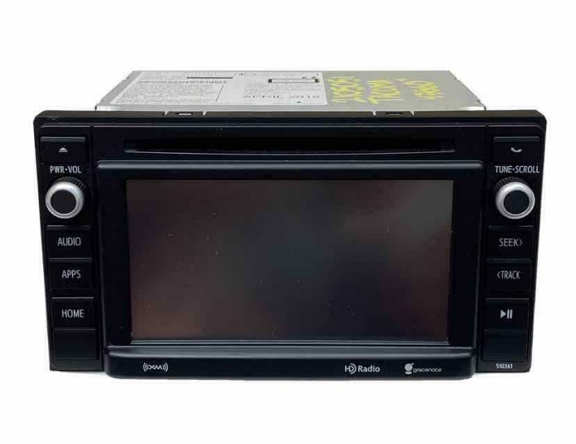 2018 TOYOTA TACOMA RADIO DISPLAY SCREEN AND RECEIVER ASSY OEM 510361 8614004181