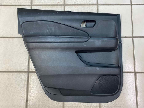 Moldura de panel de puerta para Honda Pilot 16 21, parasol trasero izquierdo de cuero negro 83751TG7A11ZB