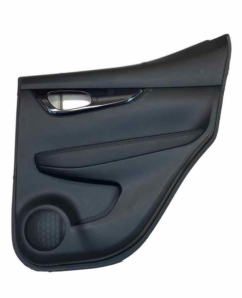 Moldura de panel de puerta trasera derecha para Nissan Rogue Sport 17-19, color negro, OEM 829006MA0B