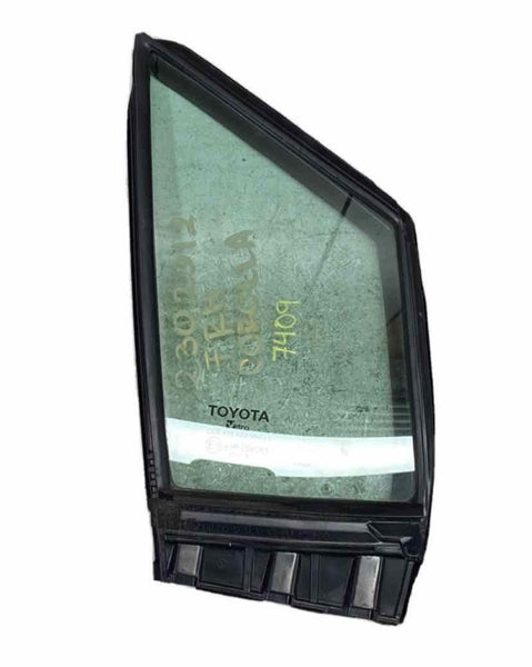 2019 2022 TOYOTA COROLLA FRONT RIGHT VENT GLASS WINDOW OEM RH 6812512020
