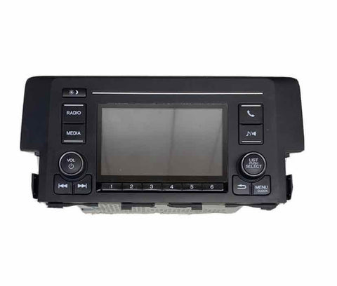 2018 HONDA CIVIC SEDAN LX RECEPTOR DE RÁDIO ASSY OEM 39100TBAA21
